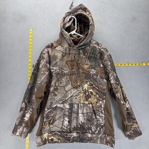 Chicago Blackhawks Hoodie Mens M Camo Realtree Old Time Hockey Sherpa Lined